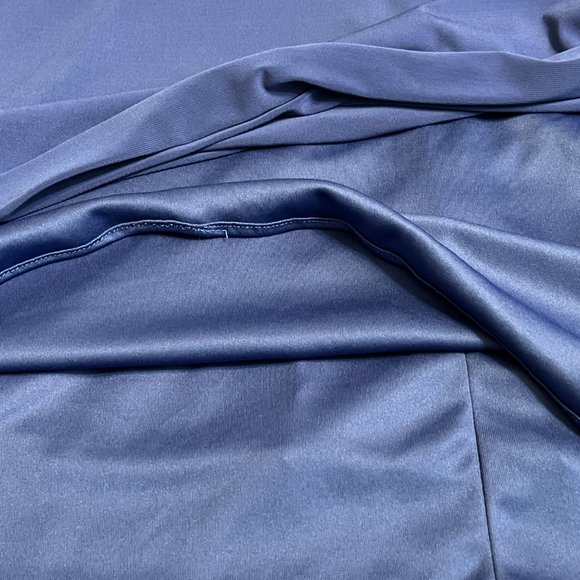 Vintage Pelicana Women's Prom Dress Navy Sleeveless Size 3XL V-Neck Formal Dress - Picture 9 of 9